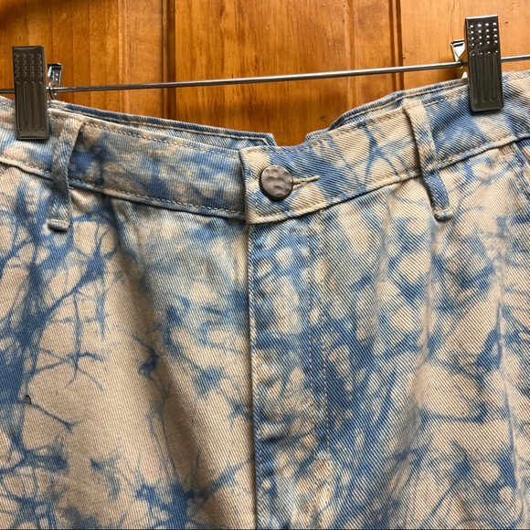 Brand New Rachel Comey x Target Jeans Blue White Marble Print High Rise Tapered - Picture 7 of 9